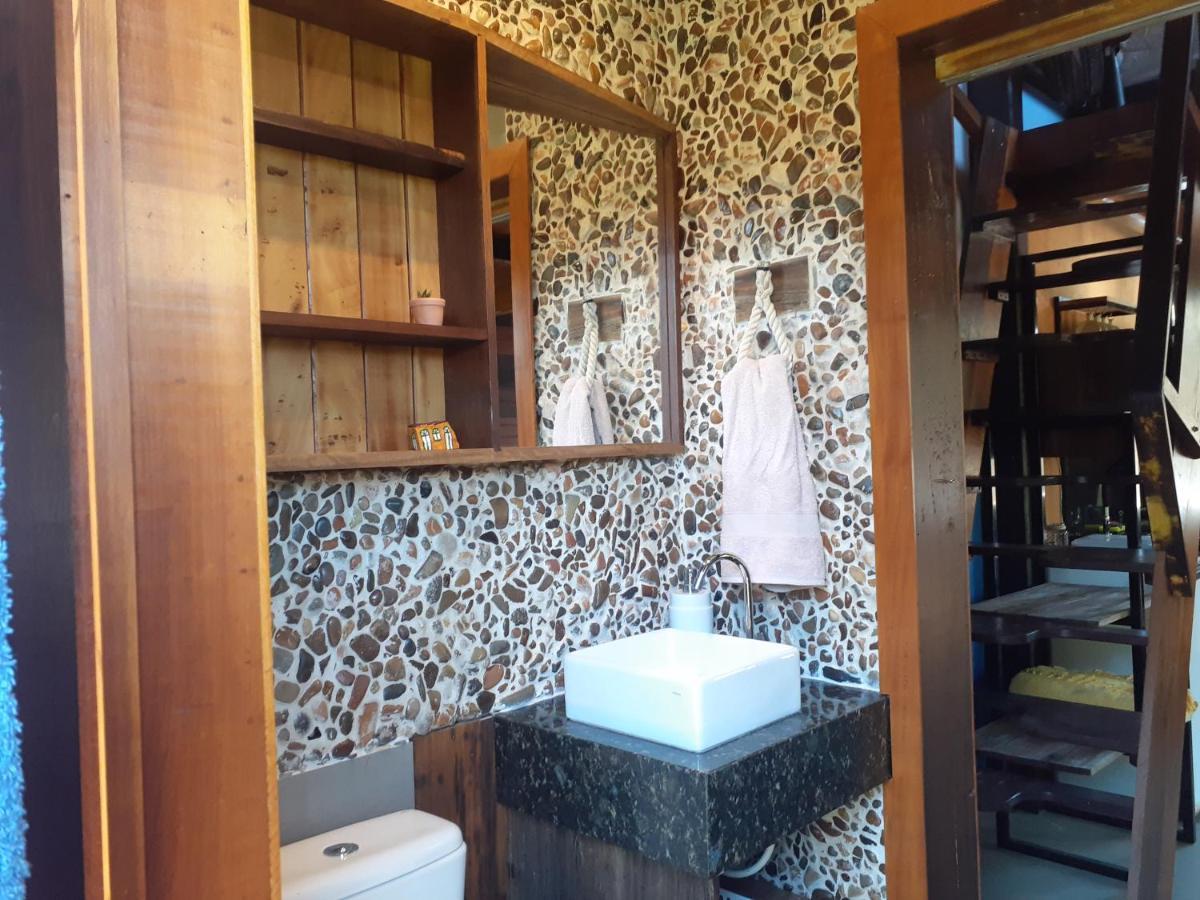 Jabuticasa Cabana De Madeira Na Praia Пеня Екстериор снимка